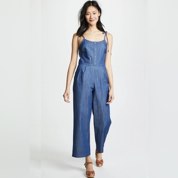 evidnt Pants - EVIDNT Chambray Jumpsuit